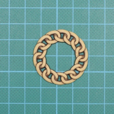 Argola Plástica 3,4cm Fantasia