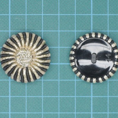 Botão de Pé c/Cordão Lurex 44L 30mm