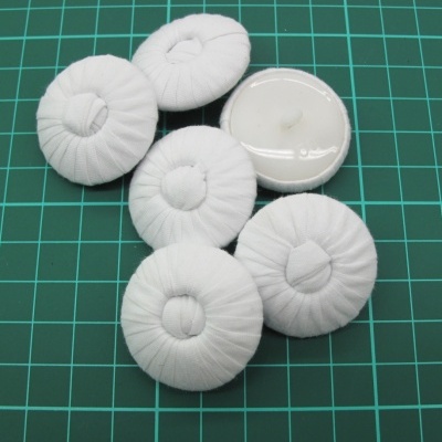 Botão de Pé Sirgaria Grande 32mm Branco