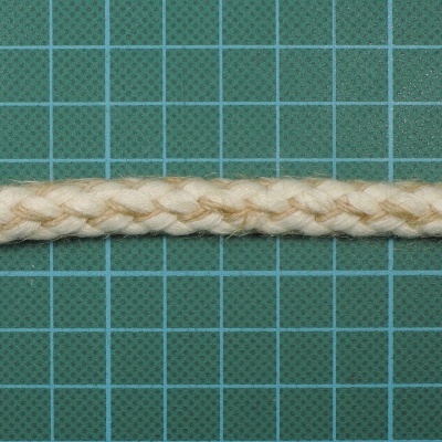 Cordão 8mm Entrançado com Algodão e Juta