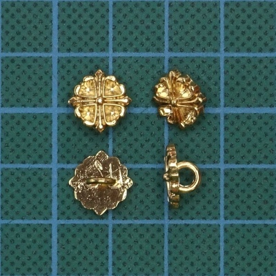 Botão de Pé Flor 10,4mm