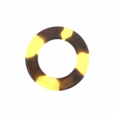 Argola Plástica 4,9cm Achatada