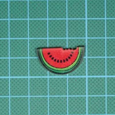 Aplicação Melancia 1,4cmx2,5cm Termocolante