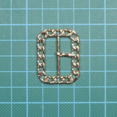 Fivela Rectangular com Fuzilhão 2,5cm