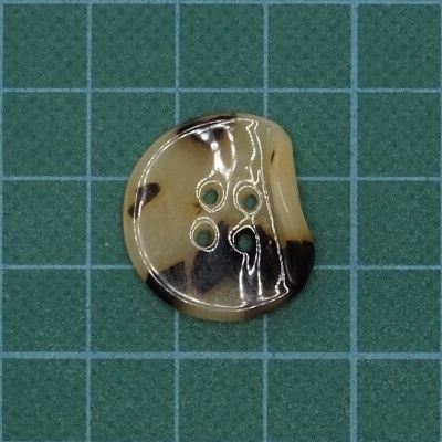 Botão 4 Furos Plástico 24mm 40L Tartaruga