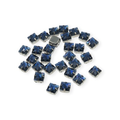 Pedra Resina Quadrada 8mm FB NK 0,30 Cor_D21