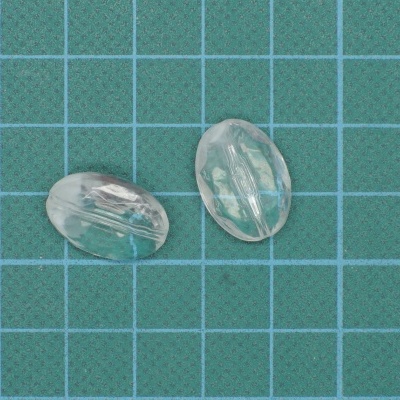 Pedra Oval 13mmx18mm com Furo 1,7mm