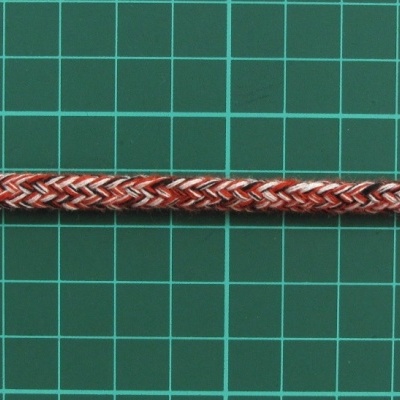 Cordão 5mm Algodão Vermelho Escuro Mescla