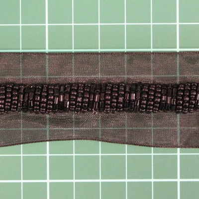 Cordão c/Missangas 11mm c/Base Organza 4cm