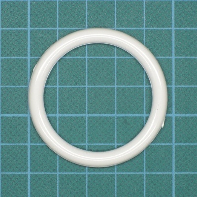Argola Plástica 4,8cm Branca