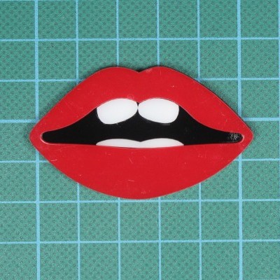 Aplicação Boca 3,3cm x 5,5cm Termocolante