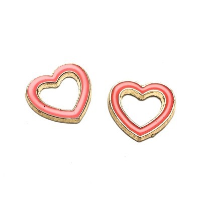 Coração Metálico Termocolante 12mm