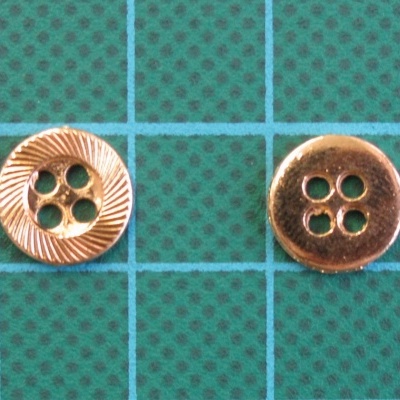 Botão 4 Furos Metálico Redondo 10mm OR