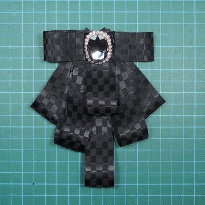 Pregadeira Laço c/Pedra 12x14cm PT