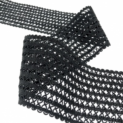 Elástico Fantasia 8,7cm Preto