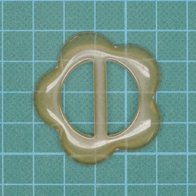 Fivela Transparente Flor sem Fuzilhão 2,3cm