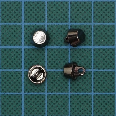 Botão de Pé Redondo 7mm