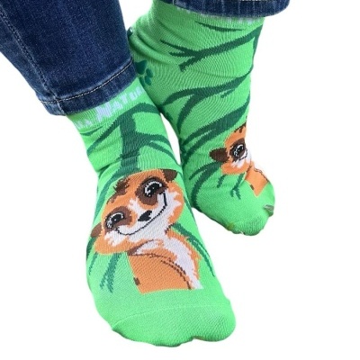 Meias antiderrapantes Feijão Verde - Bia