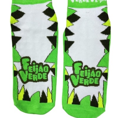 Meias antiderrapantes Feijão Verde