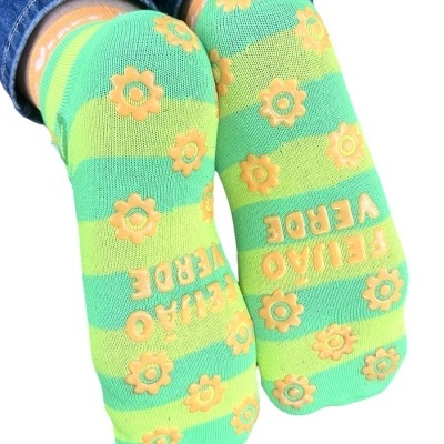 Meias antiderrapantes Feijão Verde - Zita