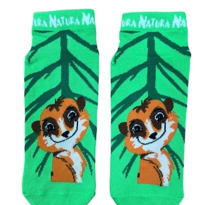 Meias antiderrapantes Feijão Verde - Bia