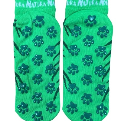 Meias antiderrapantes Feijão Verde - Bia