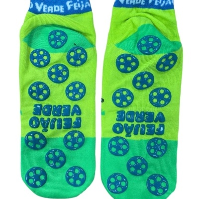 Meias antiderrapantes Feijão Verde - FutPimpas