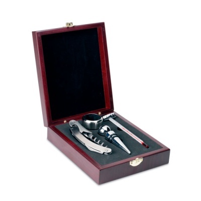 Conjunto de Vinho Quadrado Clássico