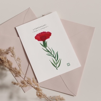 Postal . Liberdade sempre