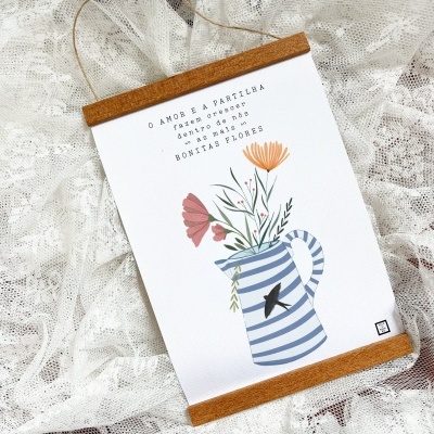 Tela . Mais bonitas flores