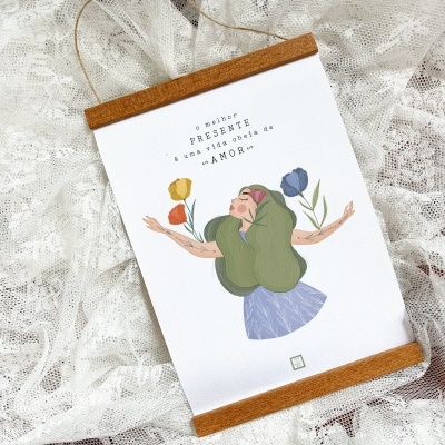 Tela . Amor presente