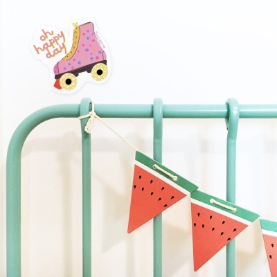 Autocolante Recortado . Patim