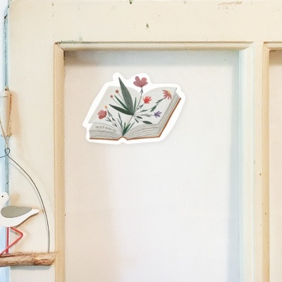 Autocolante Recortado . Livro