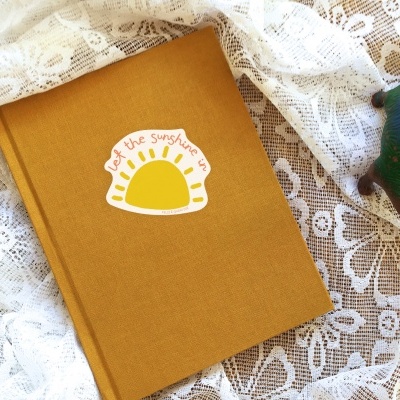 Autocolante Recortado . Let the sunshine in