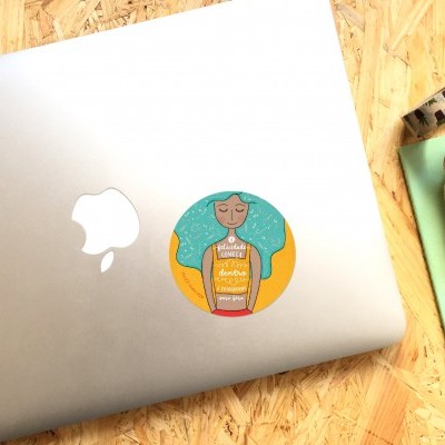 Autocolantes redondos