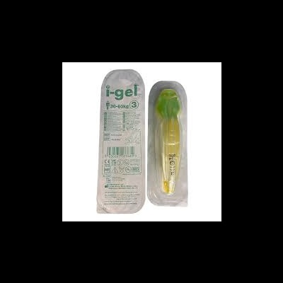 Dispositivo médico i-gel tamanho 3 em embalagem plástica