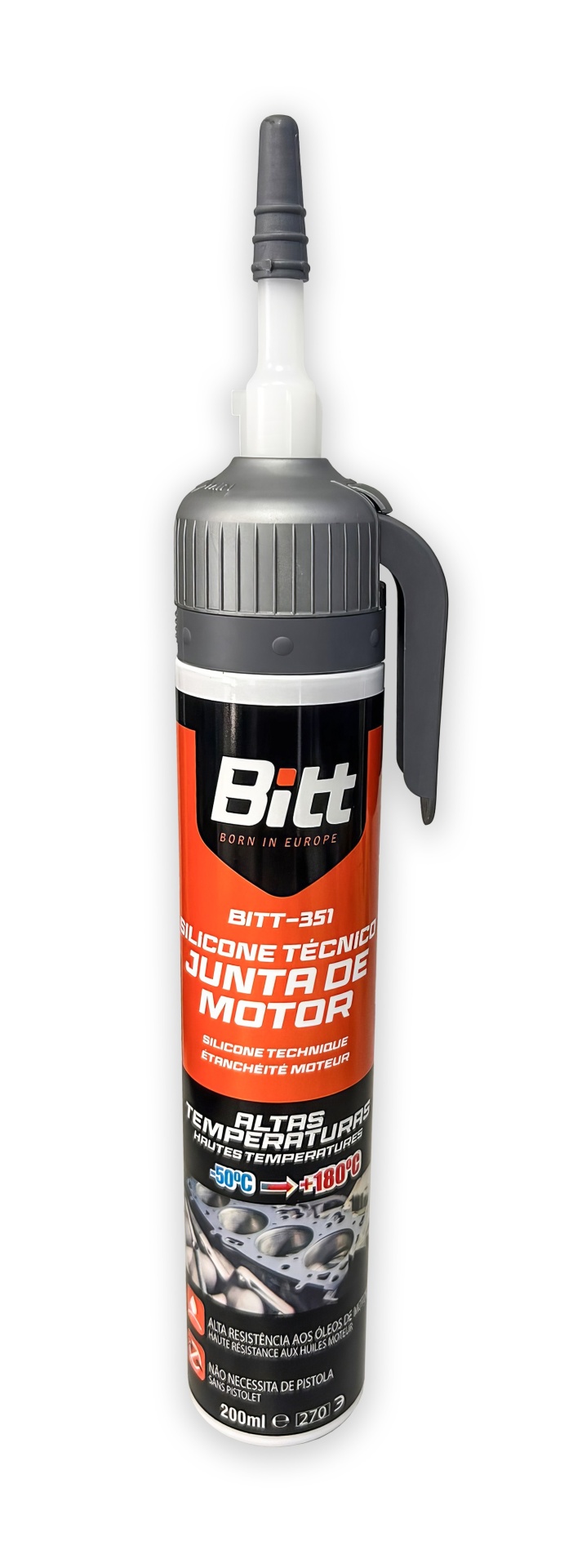 BITT -SILICONE RTV PRETO 200ML BITT -SILICONE RTV PRETO 200ML