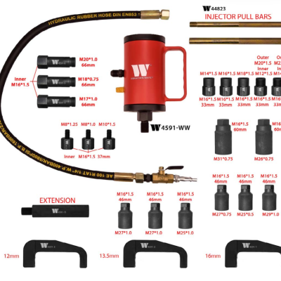 EXTRATOR DE INJECTORES PNEUMÁTICO