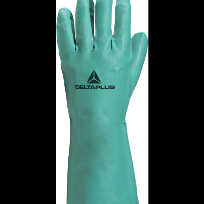 LUVA NITREX V802 100% NITRILO VERDE - 33CM (PAR)