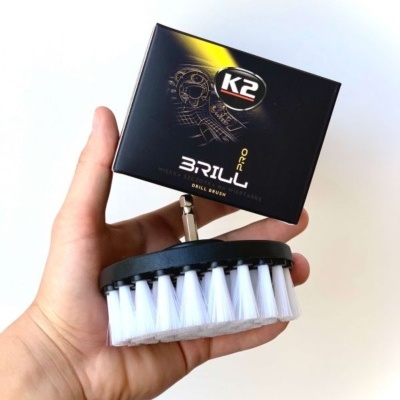ESCOVA DE DETALHE K2-CAR COM APLIQUE PARA BERBEQUIM