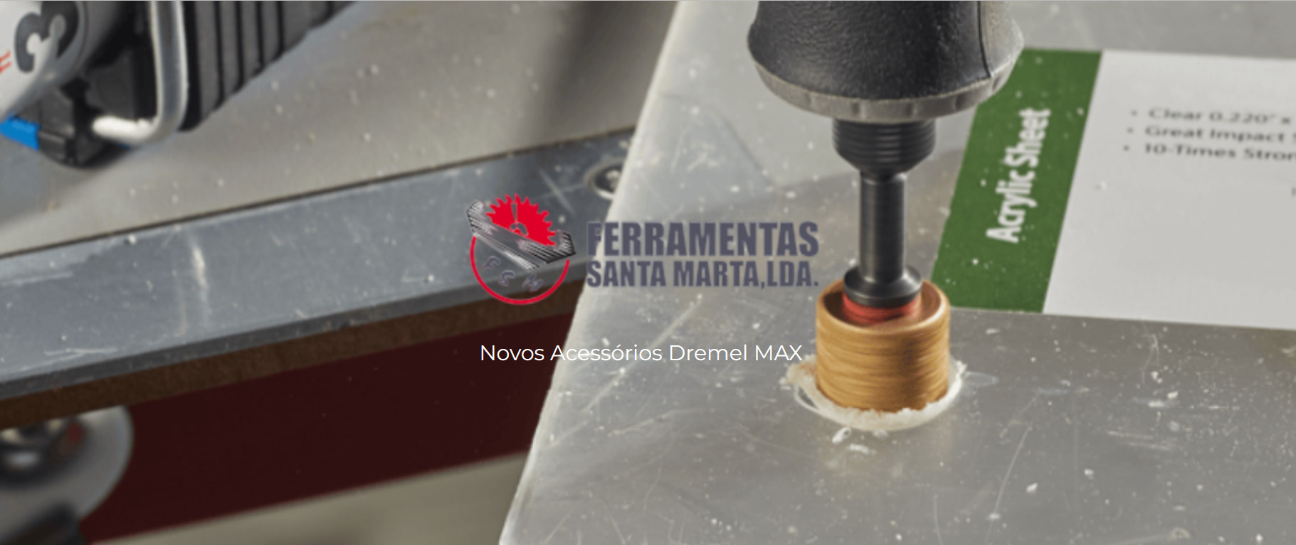 Novos acessórios Dremel MAX