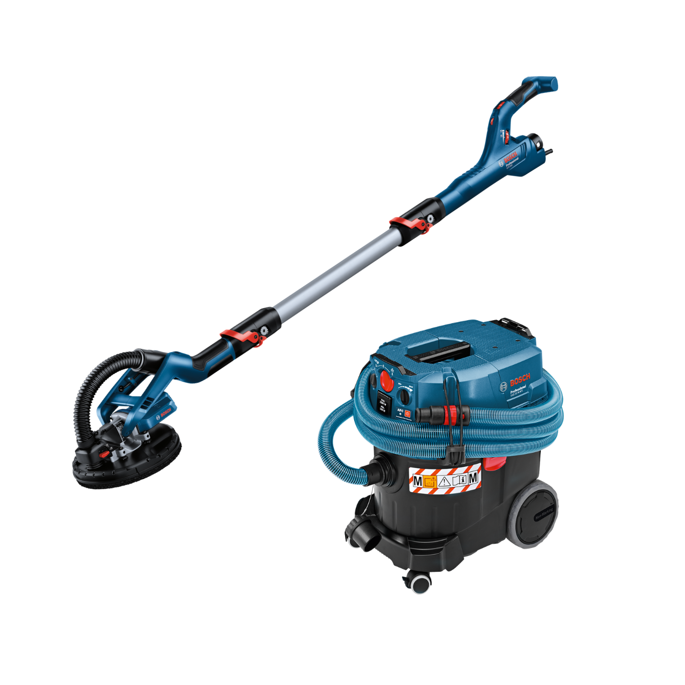 Lixadeira de placas de gesso GTR 55-225 + Aspirador GAS 35 M AFC (CONJUNTO BOSCH) Lixadeira de placas de gesso GTR 55-225 + Aspirador GAS 35 M AFC (CONJUNTO BOSCH)