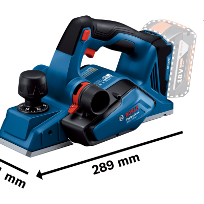 Plaina sem fio GHO 18V-26 Profissional