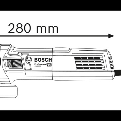 Minirebarbadora GWS 880 Professional