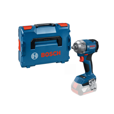 Conjunto de ferramenta Bosch com estojo azul e parafusadeira azul com punho preto