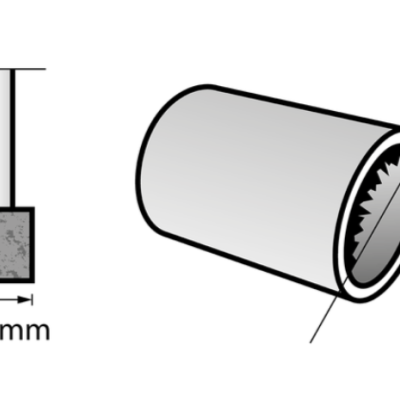 3 Pedras de Esmerilar de Óxido de Alumínio 4,8mm (8153)