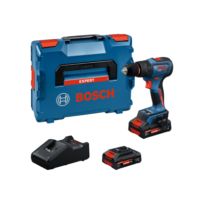 Conjunto de ferramenta Bosch Expert com parafusadeira e acessórios