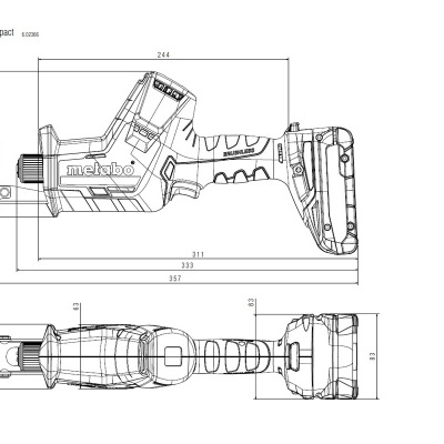 Serra de sabre sem fio SSE 18 LTX BL Compact