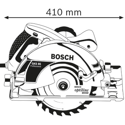 Serra circular manual GKS 85