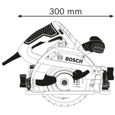 Serra circular manual GKS 55+ GCE